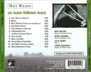 CD Matt Wilson: As Wave Follows Wave