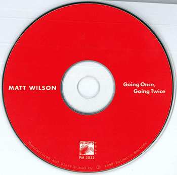 CD Matt Wilson: Going Once, Going Twice