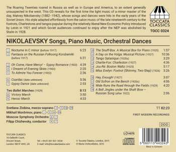 CD The Moscow Symphony Orchestra: Two Dances For Orchestra - Piano Music - Songs