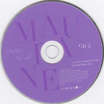 2CD Maurane: Carnet De Mô