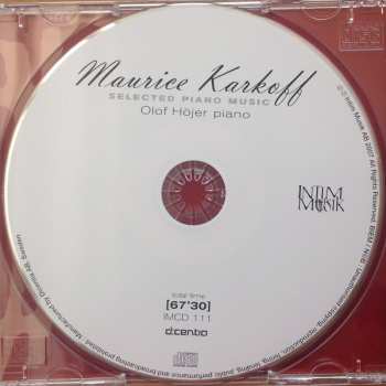 CD Maurice Karkoff: Selected Piano Music