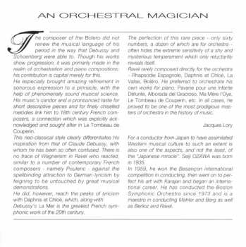 2CD Maurice Ravel: Œuvres Orchestrales