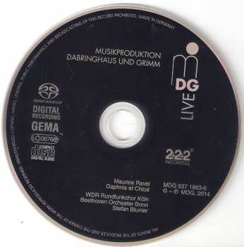 SACD Maurice Ravel: Daphnis Et Chloé