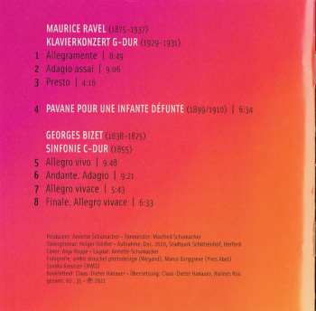 SACD Georges Bizet: Konzert Für Klavier Und Orchester / Pavane Pour Une Infante Défunte / Sinfonie In C-Dur