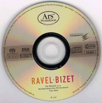 SACD Georges Bizet: Konzert Für Klavier Und Orchester / Pavane Pour Une Infante Défunte / Sinfonie In C-Dur