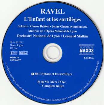 CD Maurice Ravel: L'Enfant Et Les Sortilèges · Ma Mère L'Oye - Complete Ballet