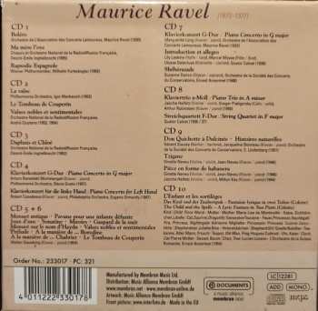 10CD/Box Set Maurice Ravel: Orchestral Works, Vocal Works, Piano Music, Chamber Music