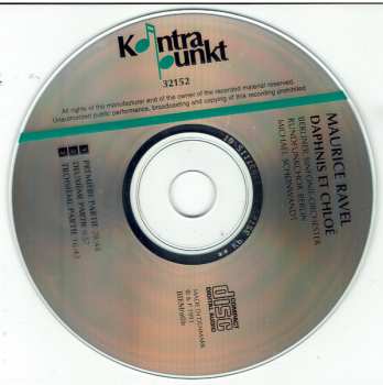 CD Maurice Ravel: Ravel -  Daphis et Chloé