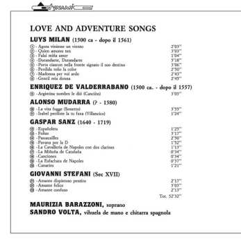 CD Sandro Volta: Love & Adventure Songs