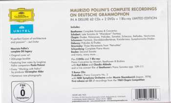 62CD/2DVD/Box Set/Blu-ray Maurizio Pollini: Complete Recordings On Deutsche Grammophon DLX | LTD