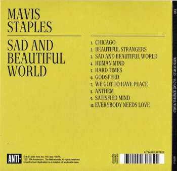 CD Mavis Staples: Sad And Beautiful World