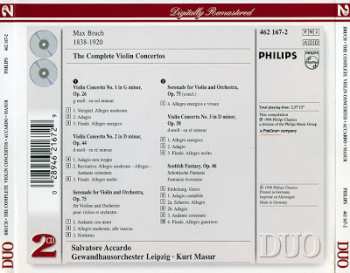 2CD Max Bruch: Die 3 Violinkonzerte / Schottische Fantasie