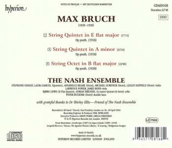 CD Max Bruch: String Octet, String Quintets