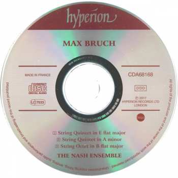 CD Max Bruch: String Octet, String Quintets