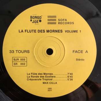 LP Max Cilla: La Flute Des Mornes Volume 1