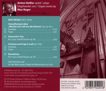CD Max Reger: Anton Heiller Spielt Orgelwerke von Max Reger = Anton Heiller Plays Organ Works By Max Reger