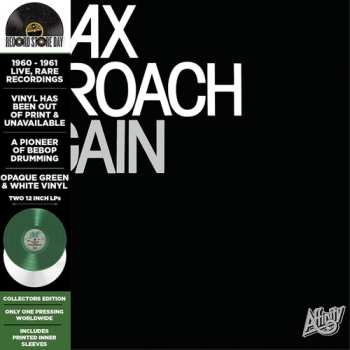 2LP Max Roach: Again (black/white Vinyl 2lp) (rsd 2025)