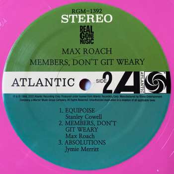 LP Max Roach: Members, Don’t Git Weary CLR