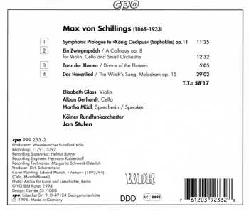 CD Max Von Schillings: Das Hexenlied