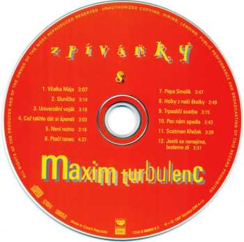 CD Maxim Turbulenc: Zpívánky S Maxim Turbulenc