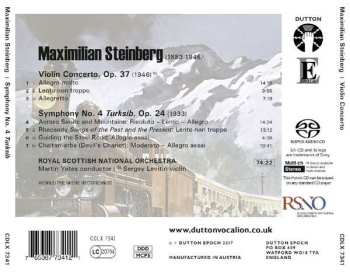 SACD Maximilian Steinberg: Violin Concerto, Symphony No. 4 "Turksib"