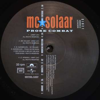 2LP MC Solaar: Prose Combat