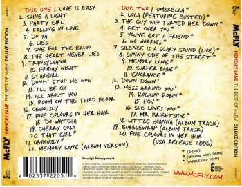 2CD McFly: Memory Lane (The Best Of McFly) DLX