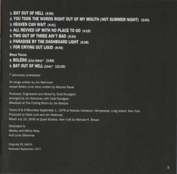 CD Meat Loaf: Bat Out Of Hell