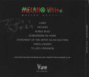 CD Mecano: Waving Goodbye