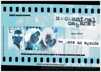 CD Mechanical Cabaret: We Have An Agenda