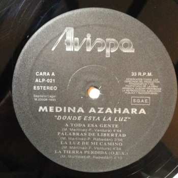 LP Medina Azahara: Donde Esta La Luz