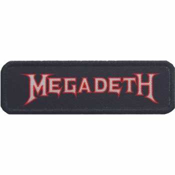 Merch Megadeth: Patch Logo Megadeth Outline