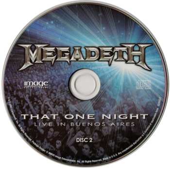 CD Megadeth: Night In Buenos Aires - Shm-cd