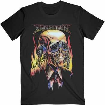 Merch Megadeth: T-shirt Flaming Vic 
