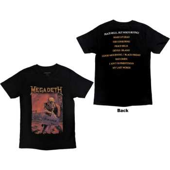 Merch Megadeth: Megadeth Unisex T-shirt: Peace Sells Album Cover (back Print) (small) S