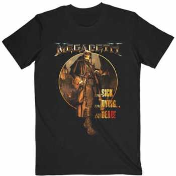 Merch Megadeth: T-shirt The Sick, The Dying … And The Dead Circle Album Art