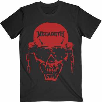 Merch Megadeth: T-shirt Vic Hi-contrast Red 