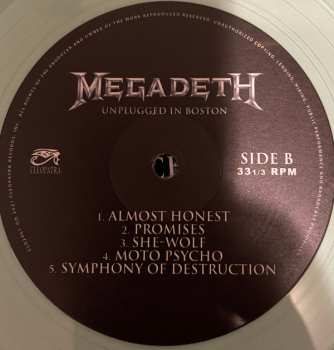 LP Megadeth: Unplugged In Boston LTD | CLR