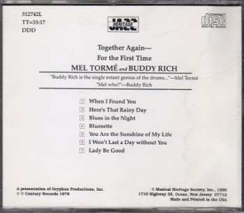 CD Mel Tormé: Together Again-For The First Time