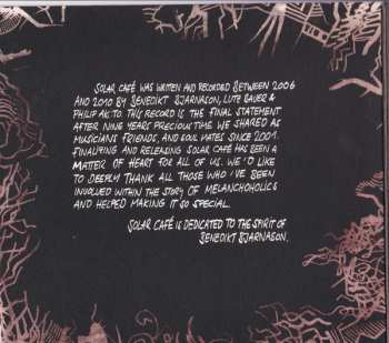 CD Melanchoholics: Solar Café