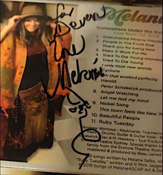 CD Melanie: Somewhere Under The Rainbow: Live From OZ 2014