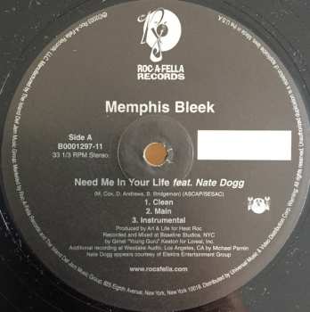 Album Memphis Bleek: Need Me In Your Life / We Ballin'