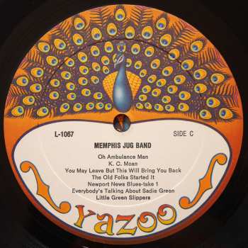 2LP Memphis Jug Band: Memphis Jug Band