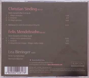 CD Felix Mendelssohn-Bartholdy: Violin Concertos