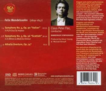 CD Felix Mendelssohn-Bartholdy: Mendelssohn - Symphony No. 3 "Scottish" • Symphony No. 4 Italian"