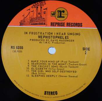 LP Mephistopheles: In Frustration I Hear Singing