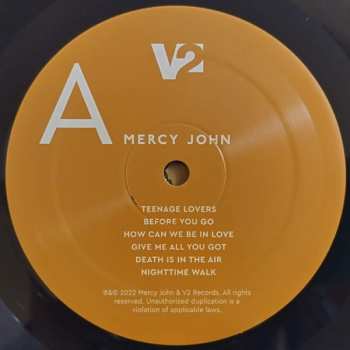 LP Mercy John: Nights On Fire