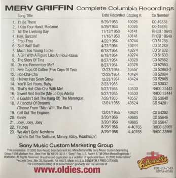 CD Merv Griffin: The Complete Columbia Recordings