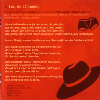 CD Mes Souliers Sont Rouges: Ce Qui Nous Lie