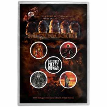 Merch Meshuggah: Set of Buttons Immutable